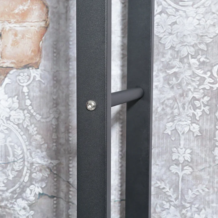 Kaminholzständer Brennholzregal Kaminholzablage Holzregal Metall 100x60 cm – Bild 7