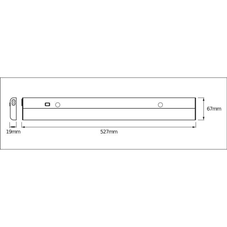 Osram LED Unterbauleuchte Linear Flat Sensor 53 cm 12 W warmweiß – Bild 5