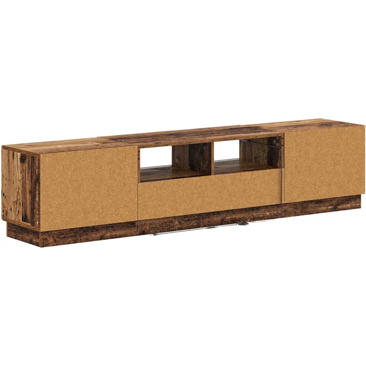 vidaXL LED-TV-Schrank HOORN 3 stk. Altholz Holzwerkstoff 3416850 – Bild 6