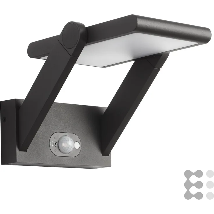EVN Solar-LED-Wandleuchte 3000K anthrazit PAS541502