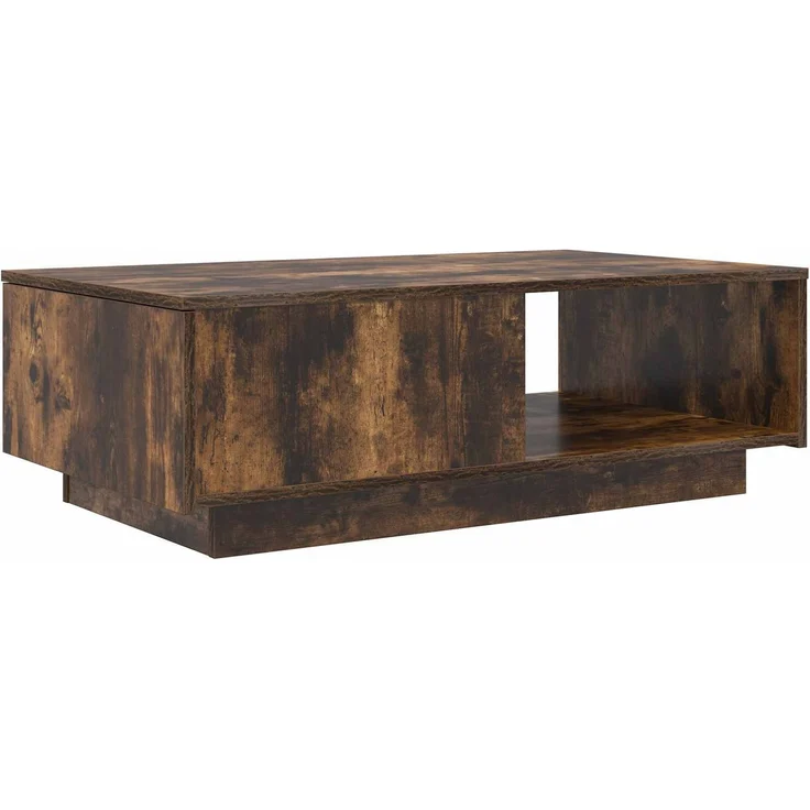 Couchtisch Sofatisch, Geräucherte Eiche 95 x 55 x 31 cm Holzwerkstoff d239e – Bild 1