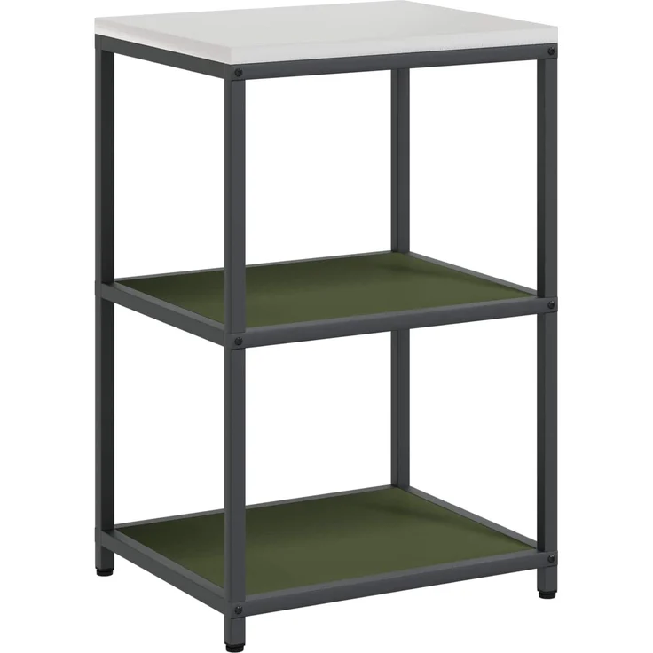 vidaXL Küchenregal HATTEM Olivgrün 60 x 50 x 92 cm Stahl 874964 – Bild 2