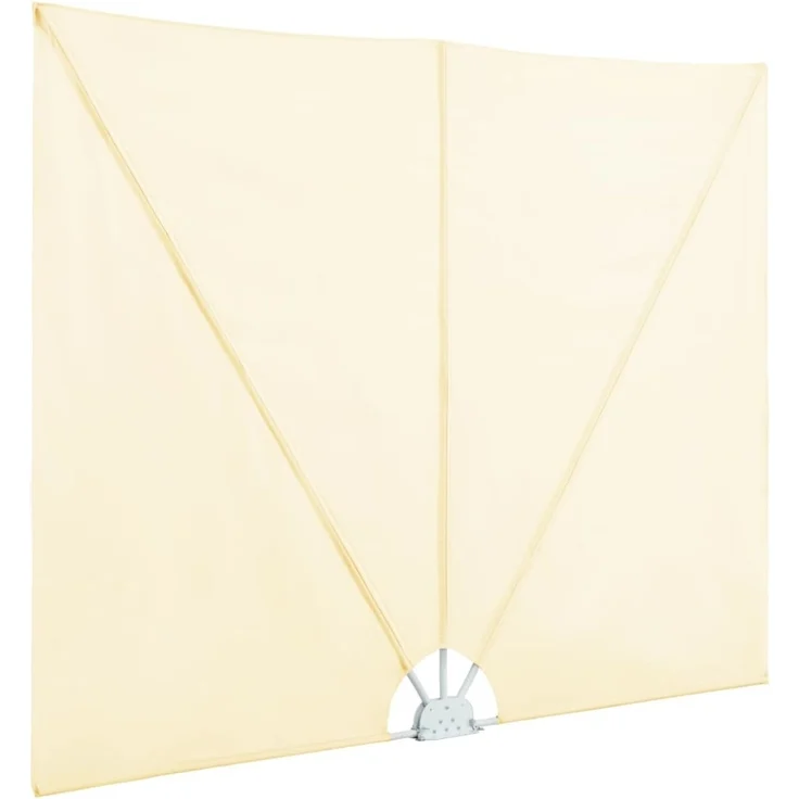 vidaXL Faltbarer Terrassen-Seitenfächer Creme 300×150 cm 44568 – Bild 2