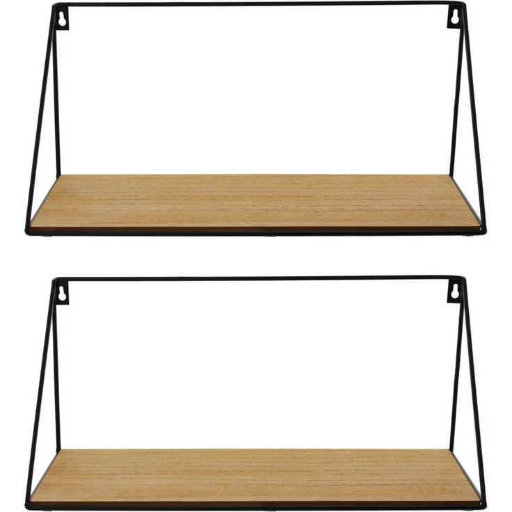 2er Set Wandregal Puro Regal Dekoregal Ablageregal Blumenregal Wanddeko – Bild 5