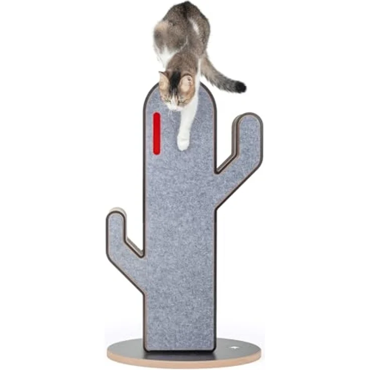 Canadian Cat Company Kratzbrett Kratzmöbel Kaktus, Kratzsäule, Kratzstamm, 45 x 45 x 80 cm – Bild 6