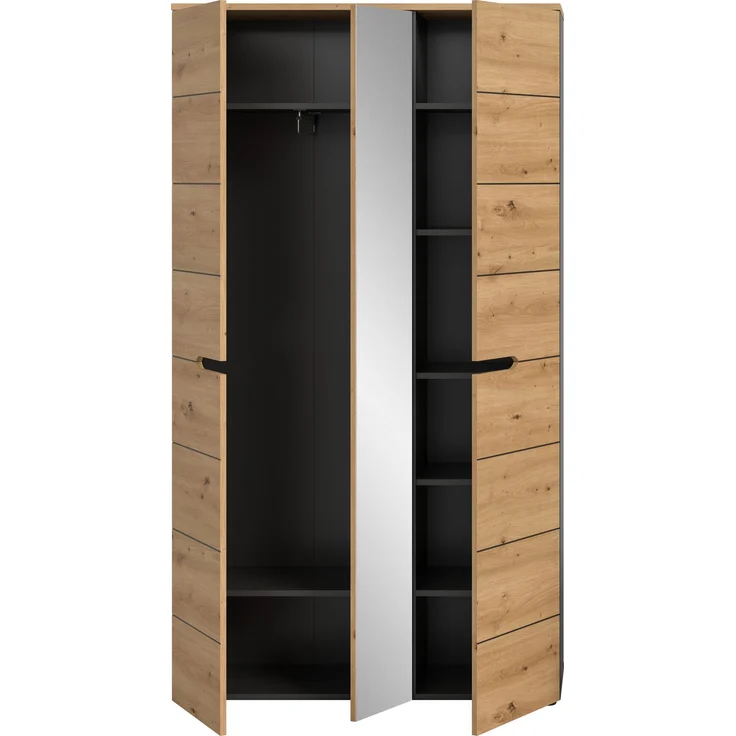 Canu Garderobenschrank in Artisan Nachbildung – Bild 3