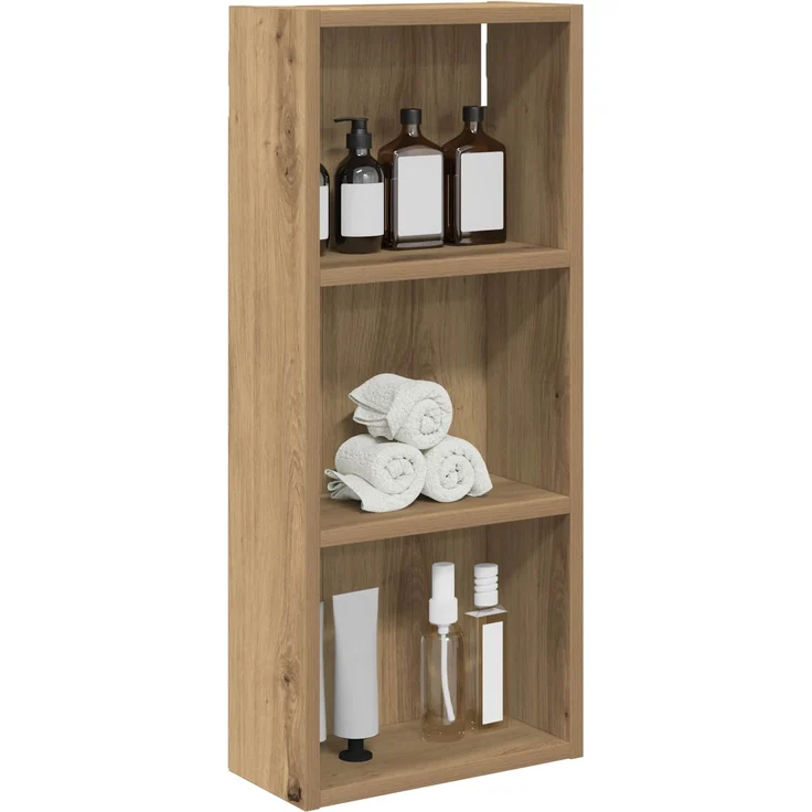 vidaXL Badezimmer-Wandschrank Kunsthandwerk Eiche 30 x 14 x 70 cm 889334 – Bild 3
