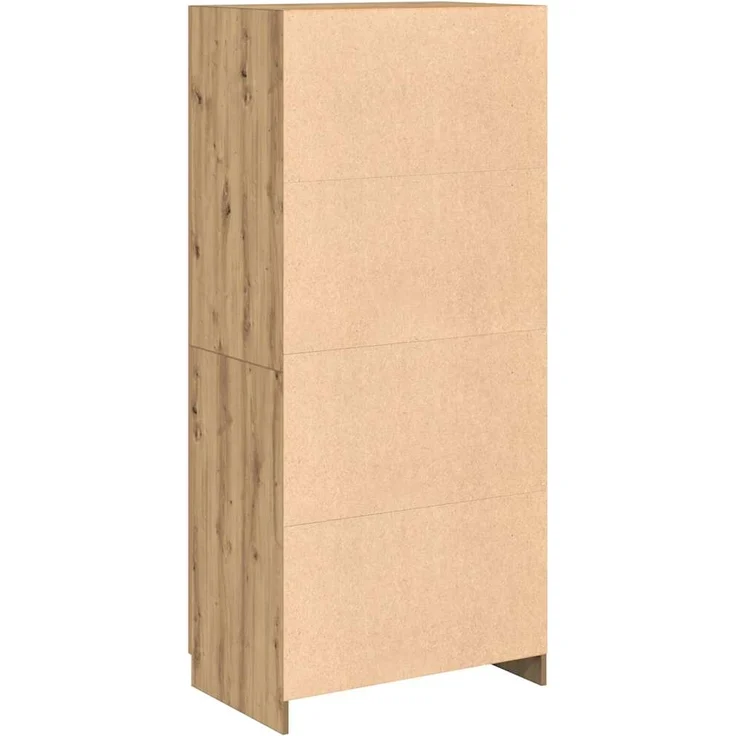 vidaXL Kleiderschrank Artisan-Eiche 80x52x180 cm Holzwerkstoff 855883 – Bild 5