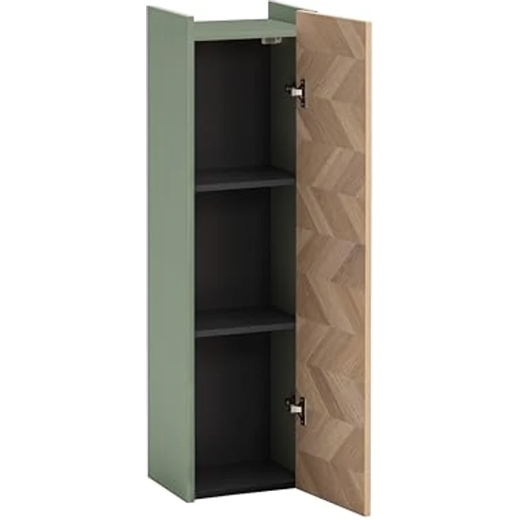 Schildmeyer Lorna Highboard 160681, Pistazie/Fischgräten Dekor – Bild 3