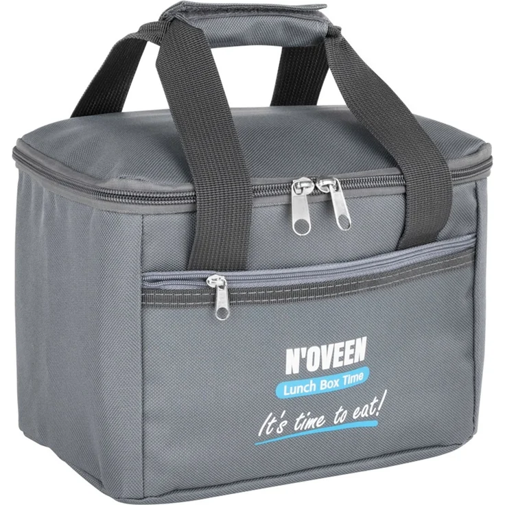Thermotasche für Lunchbox | Tragbare Picknicktasche | Grau | 16x23x16cm – Bild 1
