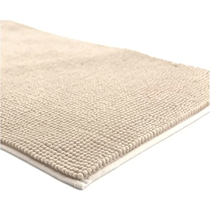 heimtexland Badematte Badvorleger Chenille Badteppich Duschvorleger, rutschhemmend beschichtet, Fußbodenheizung geeignet, fußbodenheizungsgeeignet, saugstark, schnell trocknend, strapazierfähig, rutschfest, Polyester, rechteckig, 45x50 cm, Hochflor, su... – Bild 4
