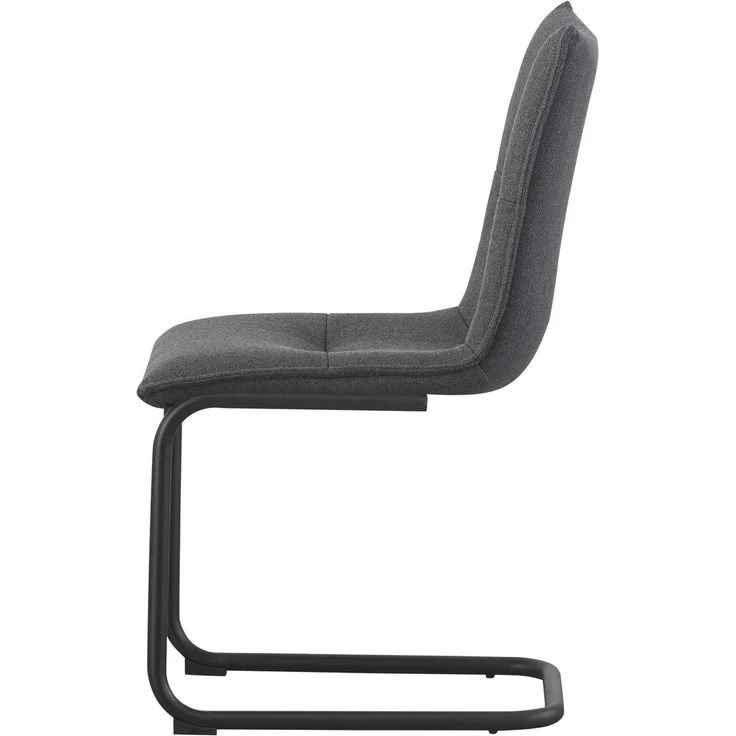 Schwinger-Stuhl 2er Set Torino Stühle in Anthrazit - gemütliches Design - B/H/T: 46x89x57 cm – Bild 6