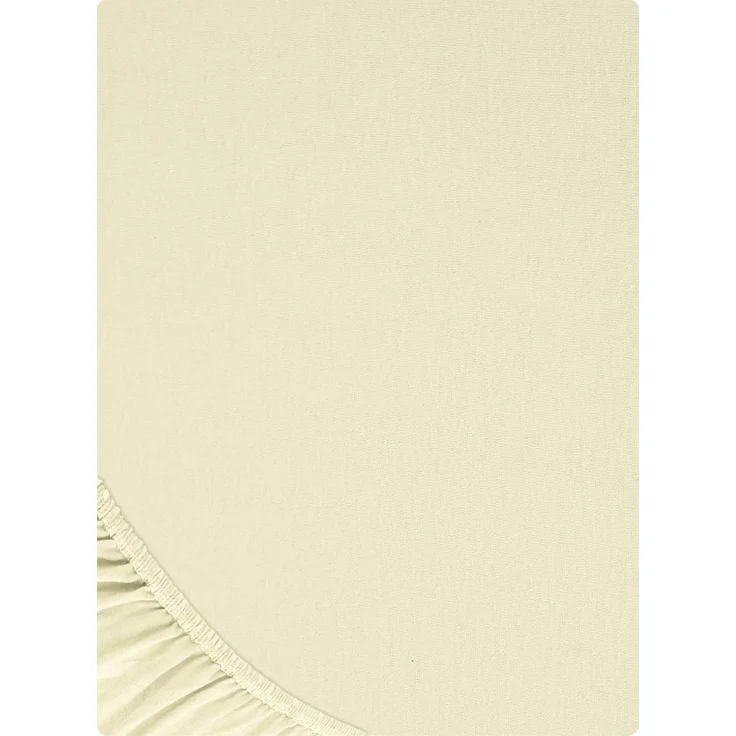 Buymax® Spannbettlaken 200x200 cm Baumwolle 100% Spannbetttuch Bettlaken Jersey, Matratzenhöhe bis 25 cm, Farbe Beige – Bild 8