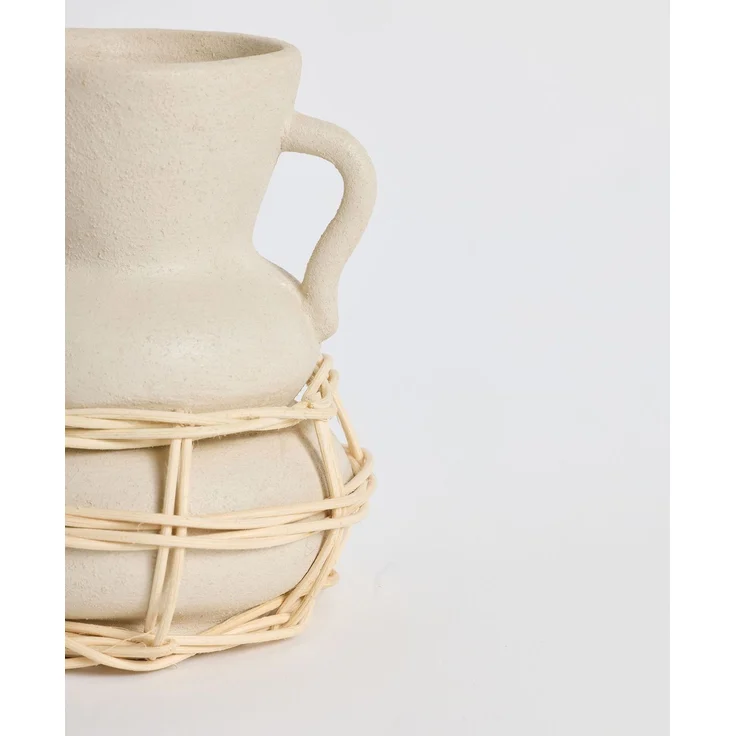 Evila Originals 'Pot Terracota' Vase, Creme, 12 x 12 x 16 cm – Bild 3