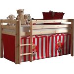 Spielbett Pino mit Textilset \"Pferde\"