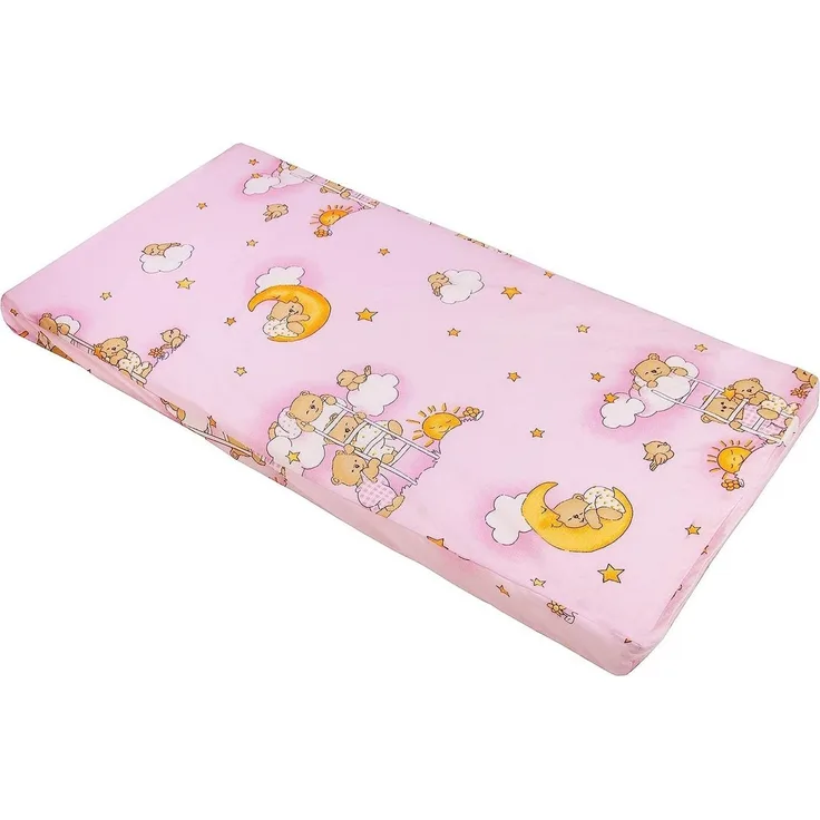 Kindermatratze Babymatratze mit Baumwollbezug, waschbar & rollbar–Allergikergeeignet, Best for Kids, 6 cm hoch, (Set), 60x120 cm, Bezug aus Baumwolle, Hergestellt in der EU