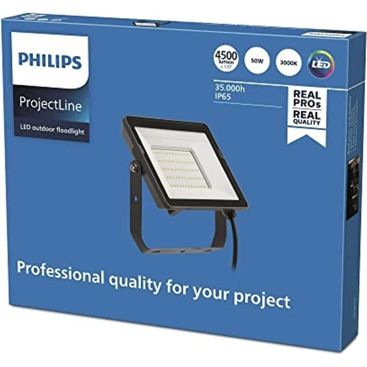 Philips LED Flutlicht ProjectLine 50W warmweiß – Bild 3