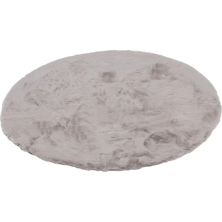 SCHÖNER WOHNEN-Kollektion Fellteppich Tender, rund, Höhe: 26 mm, besonders weich durch Microfaser, Kunstfell, waschbar, Wohnzimmer – Bild 5