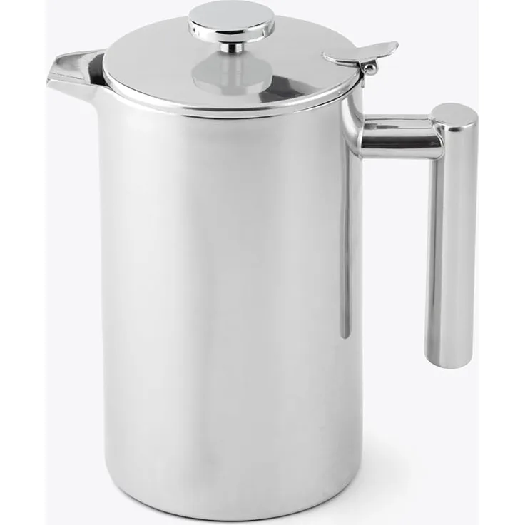 Weis Saft--Wasserkrug 1 L, Edelstahl, Silber, 10. 5 x 10. 5 x 19 cm