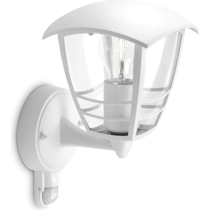 Philips Creek wall lantern white 1x60W 230V