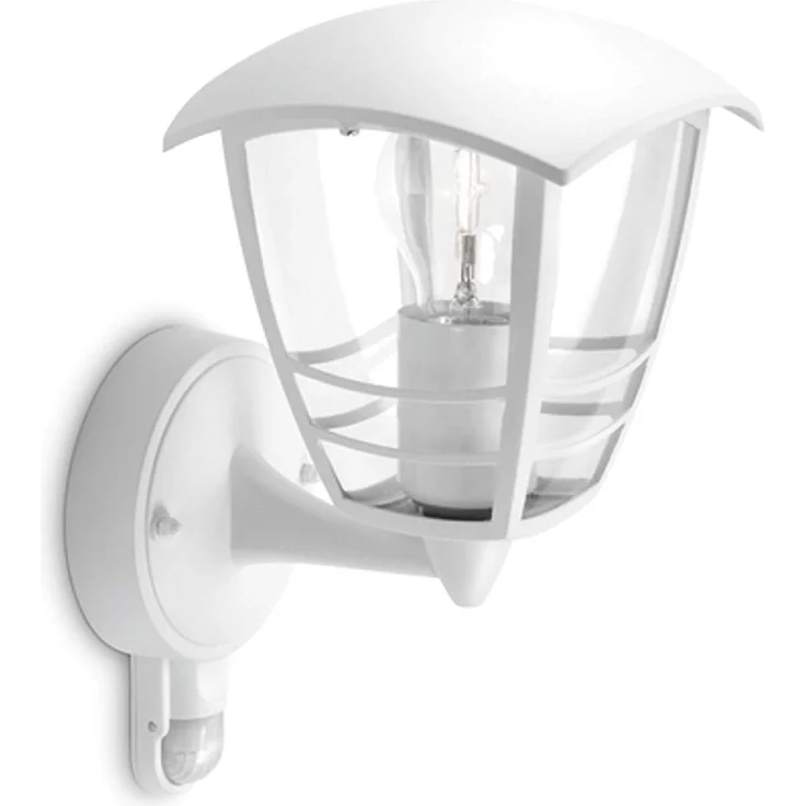 Philips Creek wall lantern white 1x60W 230V