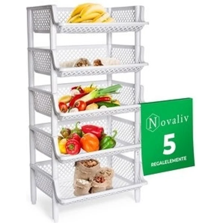 Novaliv Regal -, 5-tlg, 5x Steckregal Kunststoff – Bild 6