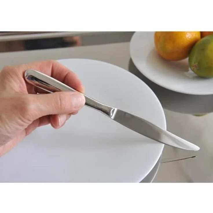 Alessi 6 Stück Dessertmesser CACCIA – Bild 5