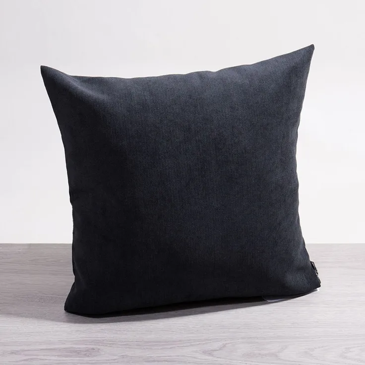 Kissen Deko von Lysel - schwarz Toledo 50x50 Polyester kissenbezug Dekokissen