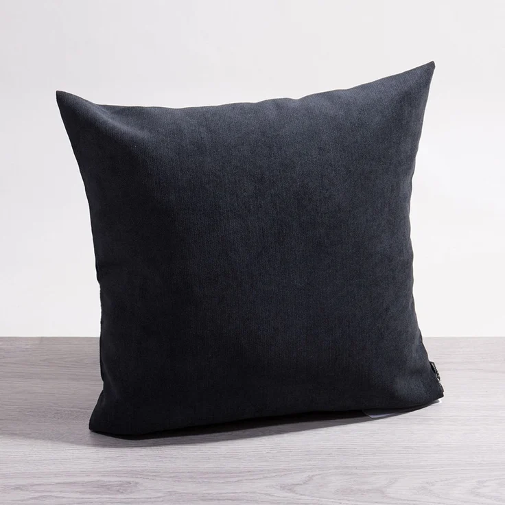 Kissen Deko von Lysel - schwarz Toledo 50x50 Polyester kissenbezug Dekokissen – Bild 1