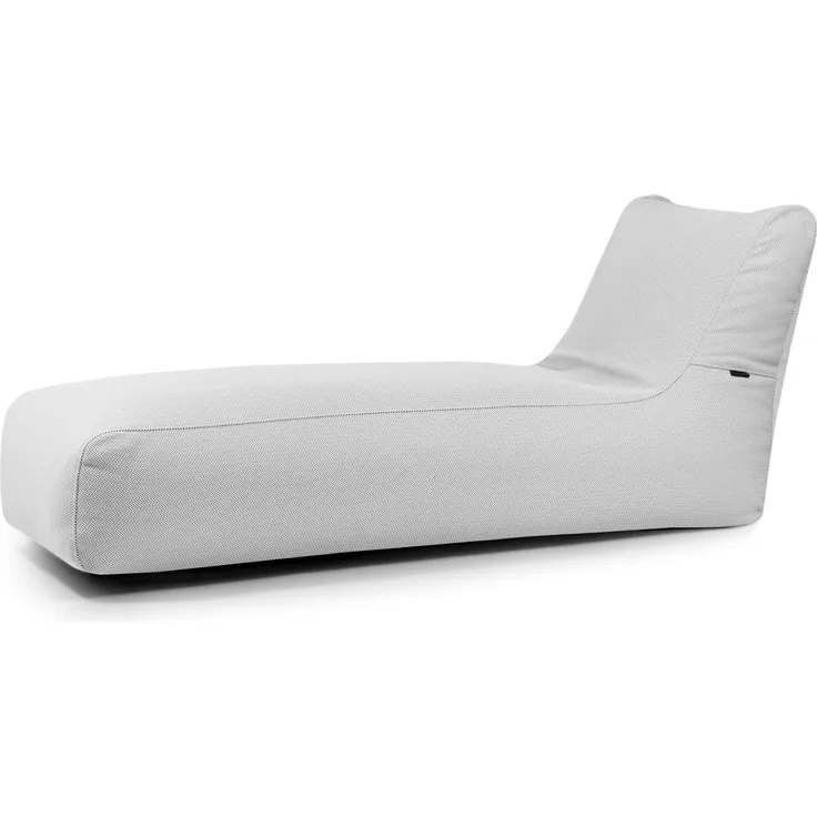 Sitzsack ‘Sunbed‘, Bezugstoff - Canaria, 100% Olefin, Light Grey, 80x180x70 cm cm.