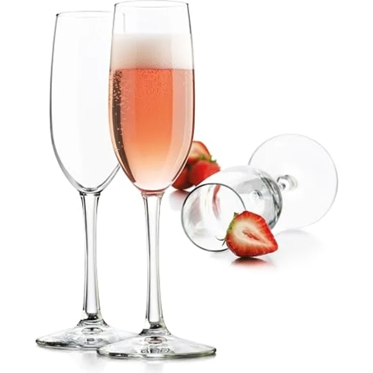 LIBBEY Sektglas Libbey 12er Set -EMBASSY-, 12-tlg, Glas, 177 ml, hochwertig verarbeitet, im modernen Design – Bild 2