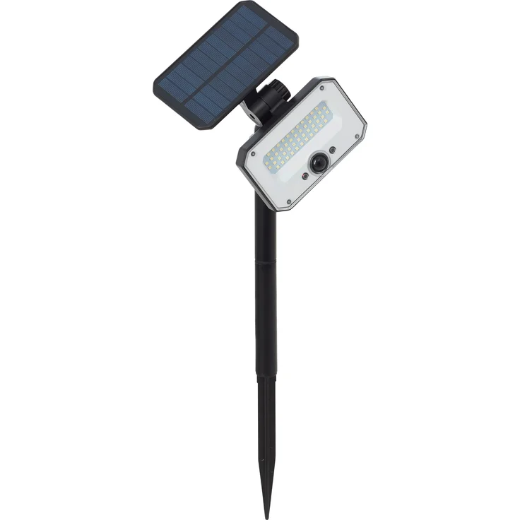 Brilliant LED Solarleuchte Joplin LED Außenspießleuchte, Solar, 54 cm, 1100 lm, 4100 K, schwarz – Bild 4