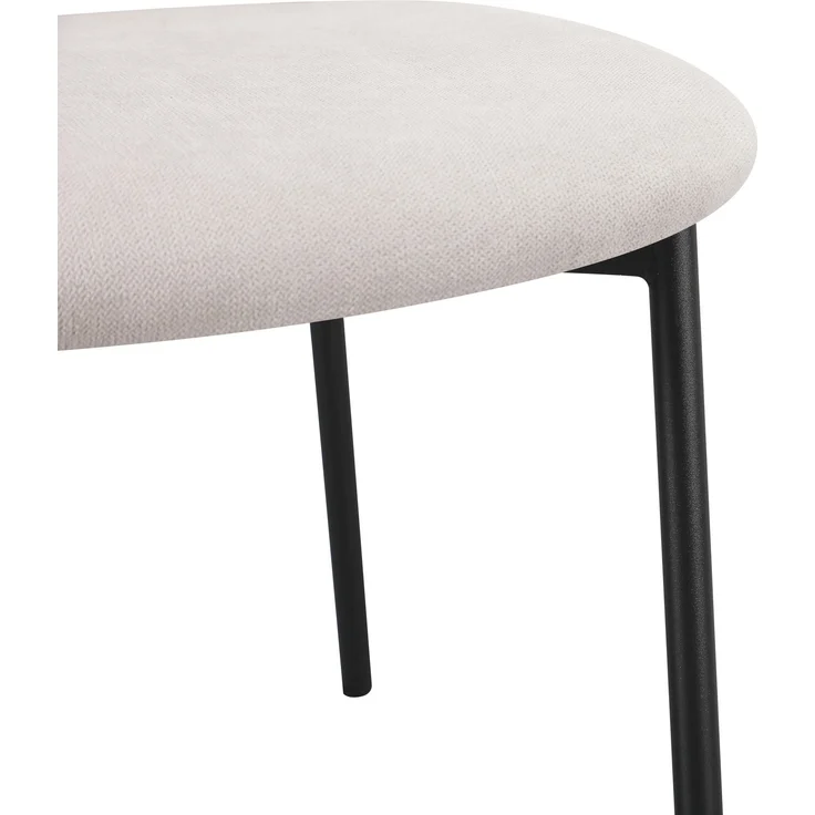 Selsey 'Broctalm' Polsterstuhl mit hydrophober Chenille, Greige – Bild 5