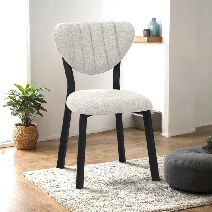 Skye Decor 'Elma - Cream' Stuhl, Creme, 47 x 85 x 45 cm