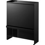 Yamazaki Küchenregal "Tower" Gewürzregal stehend schmal 38x49x16cm mit 3 Ebenen und Ablage, platzsparend, als Gewürz- und Aufbewahrungsregal in der Küche, Metall