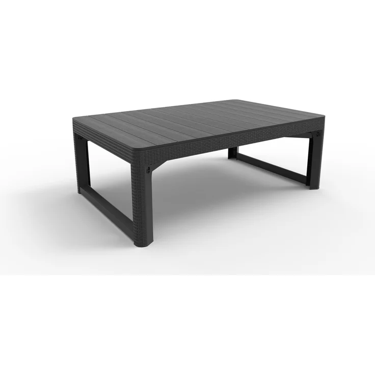 Allibert Loungeset Victoria Monaco mit Tisch Lyon anthrazit - Premium - Rattanoptik, wetterfest – Bild 11