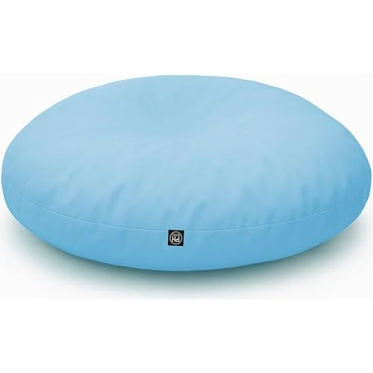 PATCH HOME 2-in-1 Sitzsack Sessel - Gaming Bean Bag mit Reißverschluss - Bereits befüllt, Ergonomisch & Robust für Kinder & Erwachsene - Indoor & Outdoor, Wetterfest (Hellblau, 155cm) – Bild 6