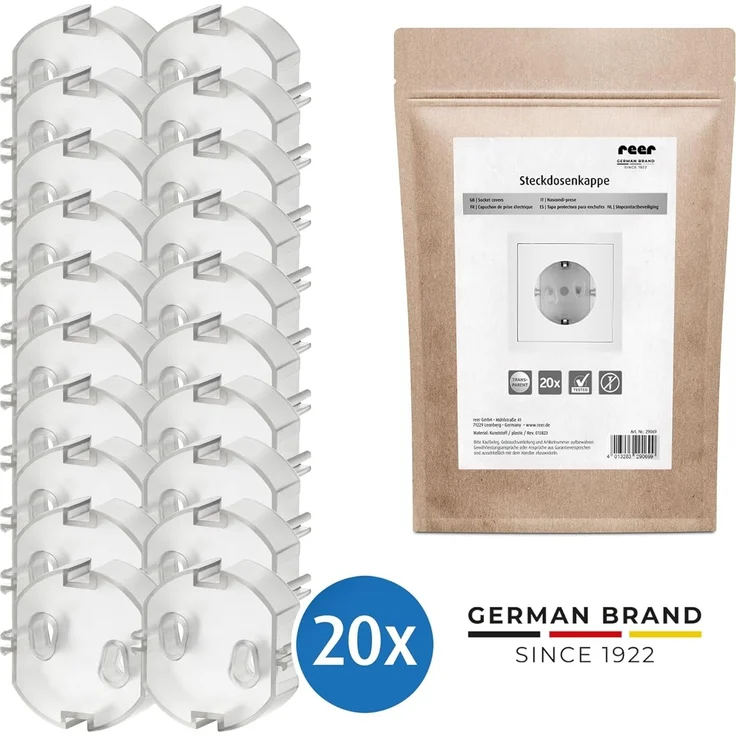 reer Steckdosenkappe transparent, 5 Stück – Bild 8