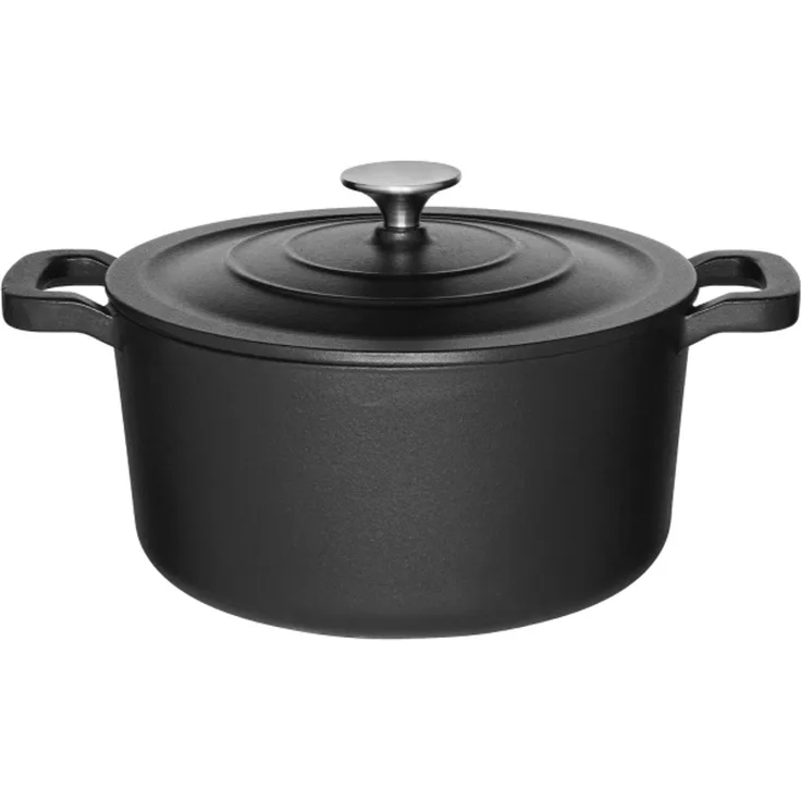 Gusseisentopf mit Deckel 5 2 L