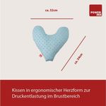 POWER INN Lagerungskissen POWER INN Brustkissen Hope, Türkis floral, Stützkissen Masektomie