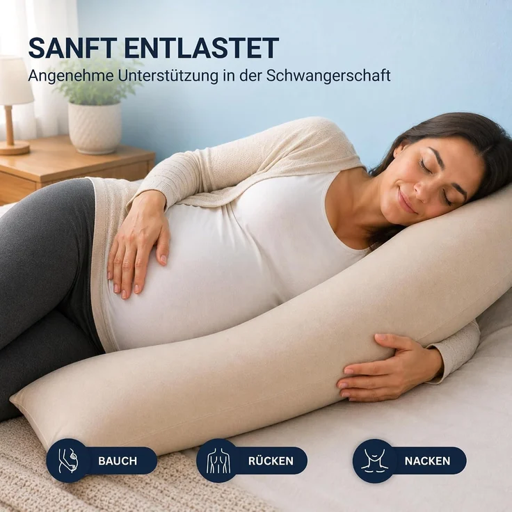 Kissenfüllung - Seitenschläfer 40x140 cm – Bild 5