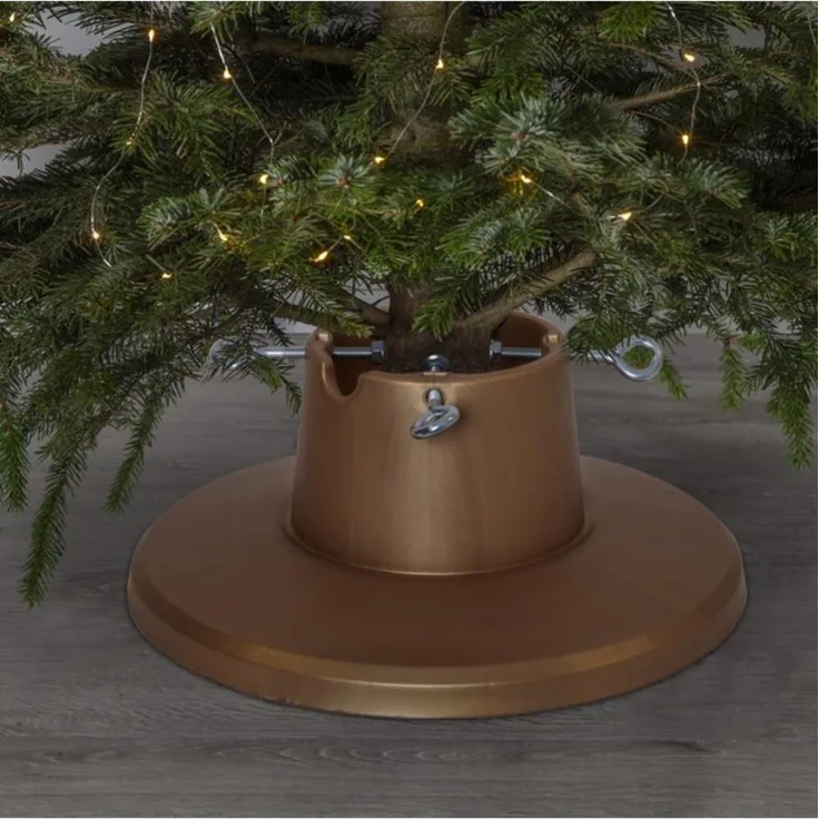 STAR Trading Christbaumständer Granig 3,5-10,5cm gold