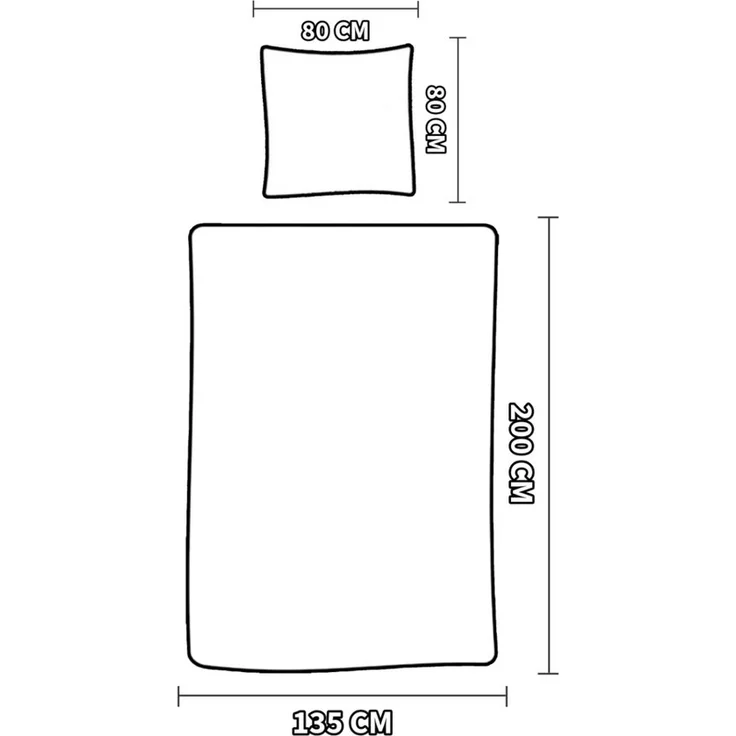 Star Wars Bettbezug 135x200 cm + Kissen 80x80 cm 100 % Baumwolle – Bild 3
