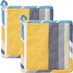 REDBEST Topflappen Topflappen 2er-Pack, Baumwolle Streifen