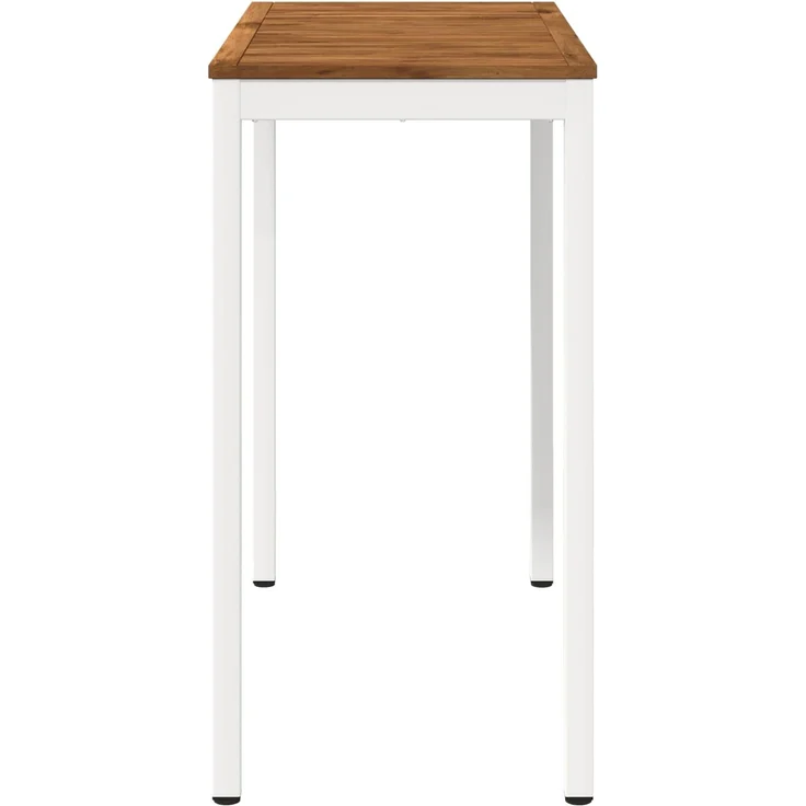 vidaXL Gartenbar-Tisch NAARDEN Natur und Weiß 108,5 x 55 x 105 cm 901341 – Bild 4