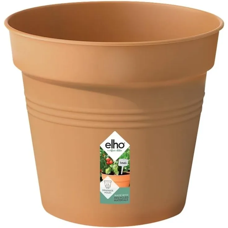 Elho Pflanztopf Green Basics Ø 15 x 14 cm terracotta