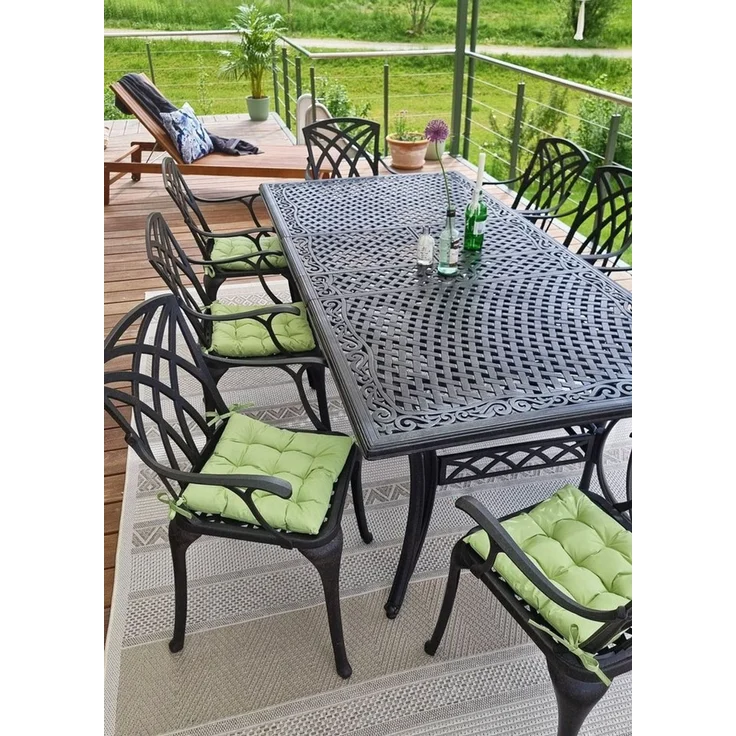 JACK Stuhlkissen JACK Outdoor 38x38 cm Sitzkissen Lounge Kissen Sitzkissen Wasserfest, mit Lotus Effekt, robust, strapazierfähig, für Innen & Außen – Bild 3