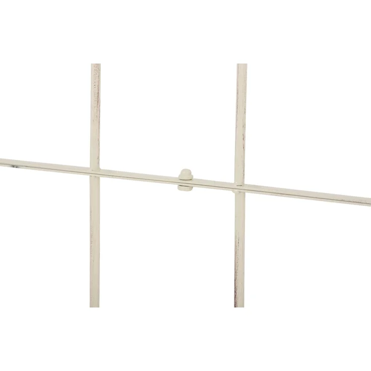 Rankgitter HEIKE - 86x2x170cm, Metall, Antik-Creme | Rankhilfe Kletterpflanzen Gartendekoration – Bild 4