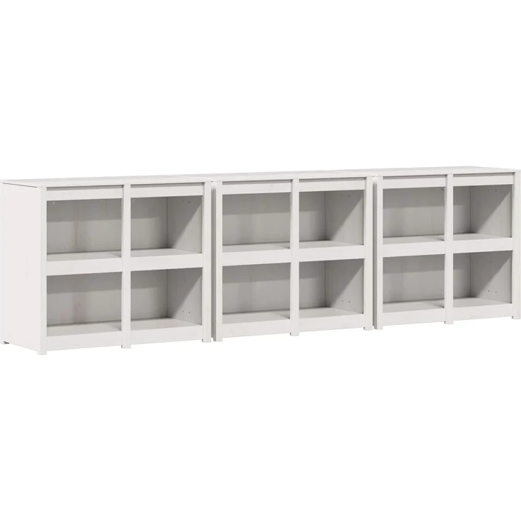 vidaXL Außenküchenschrank MEPPEL 3 stk. Weiß 318 x 55 x 92 cm 3443813 – Bild 2
