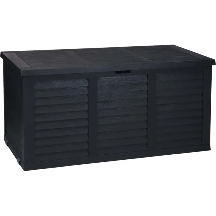 ProGarden Gartenbox mit Rollen 300 L Dunkelgrau 436188